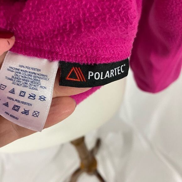 Lands End Polartec Quarter Zip Fleece Top - Picture 7 of 8